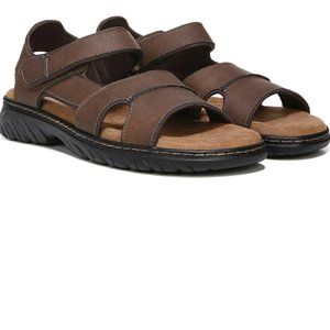 Men’s Dr Scholl's COMPLEX Sandals Size 9 10 11 12 13 Brown Casual Dress NWT